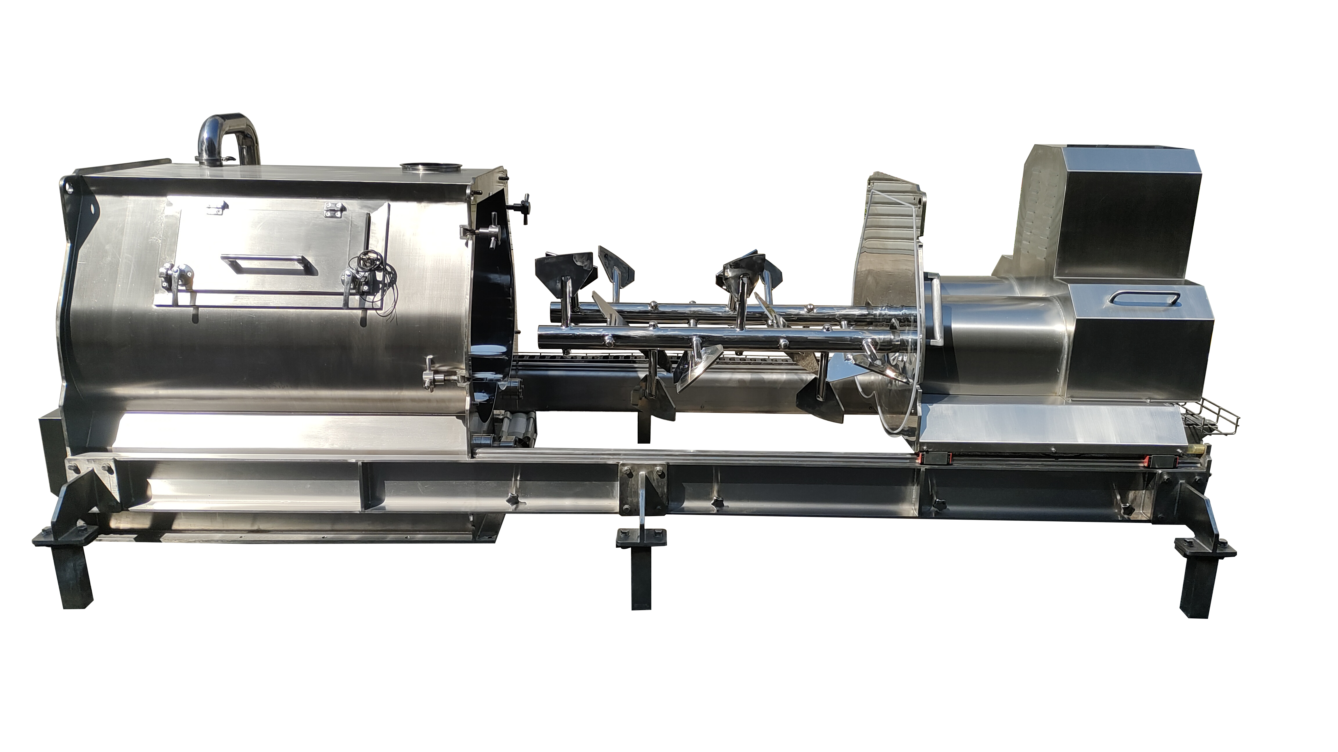 双轴抽拉式桨叶混合机常见故障及解决方案