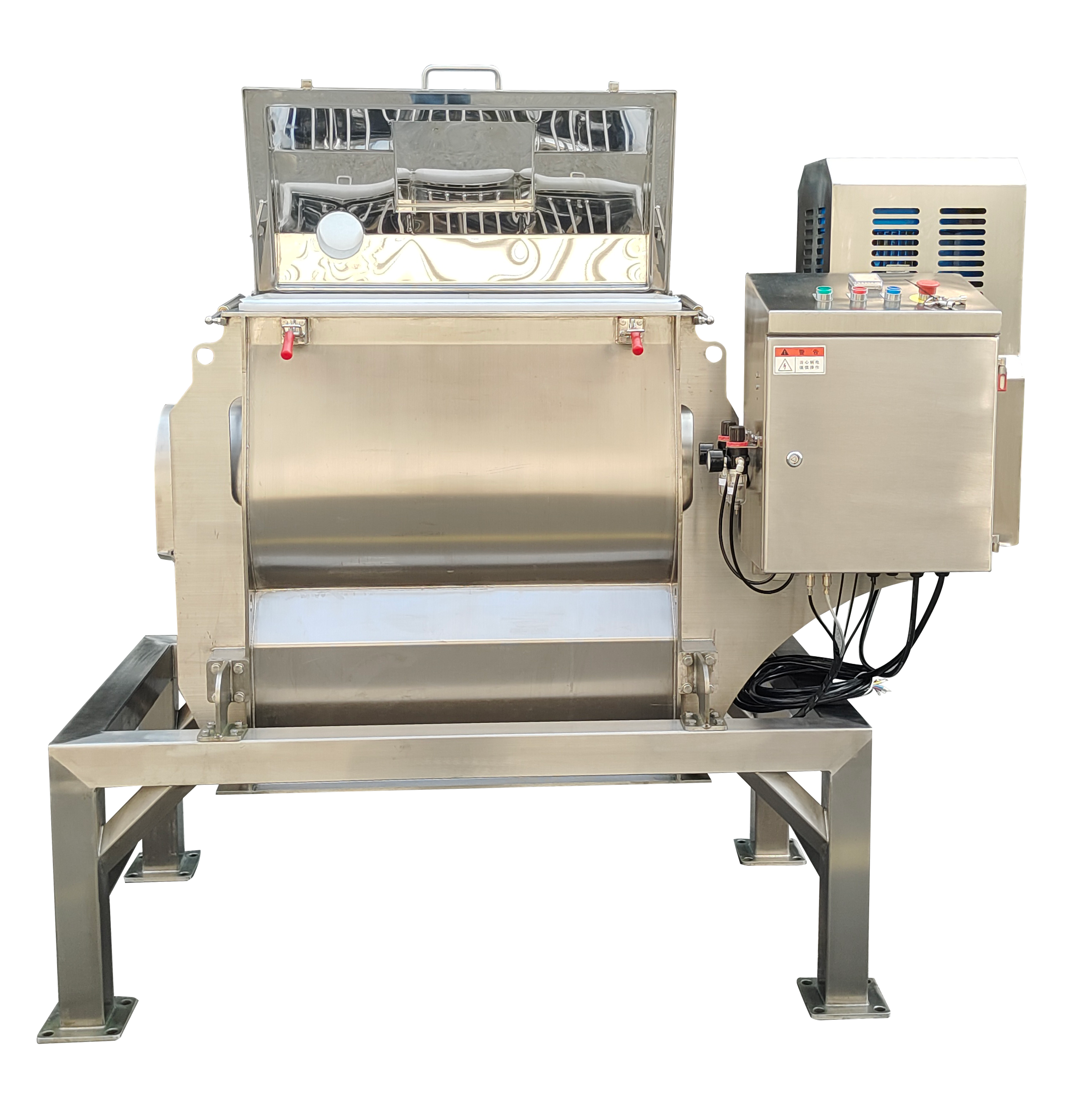 论食品行业双轴桨叶混合机之优劣